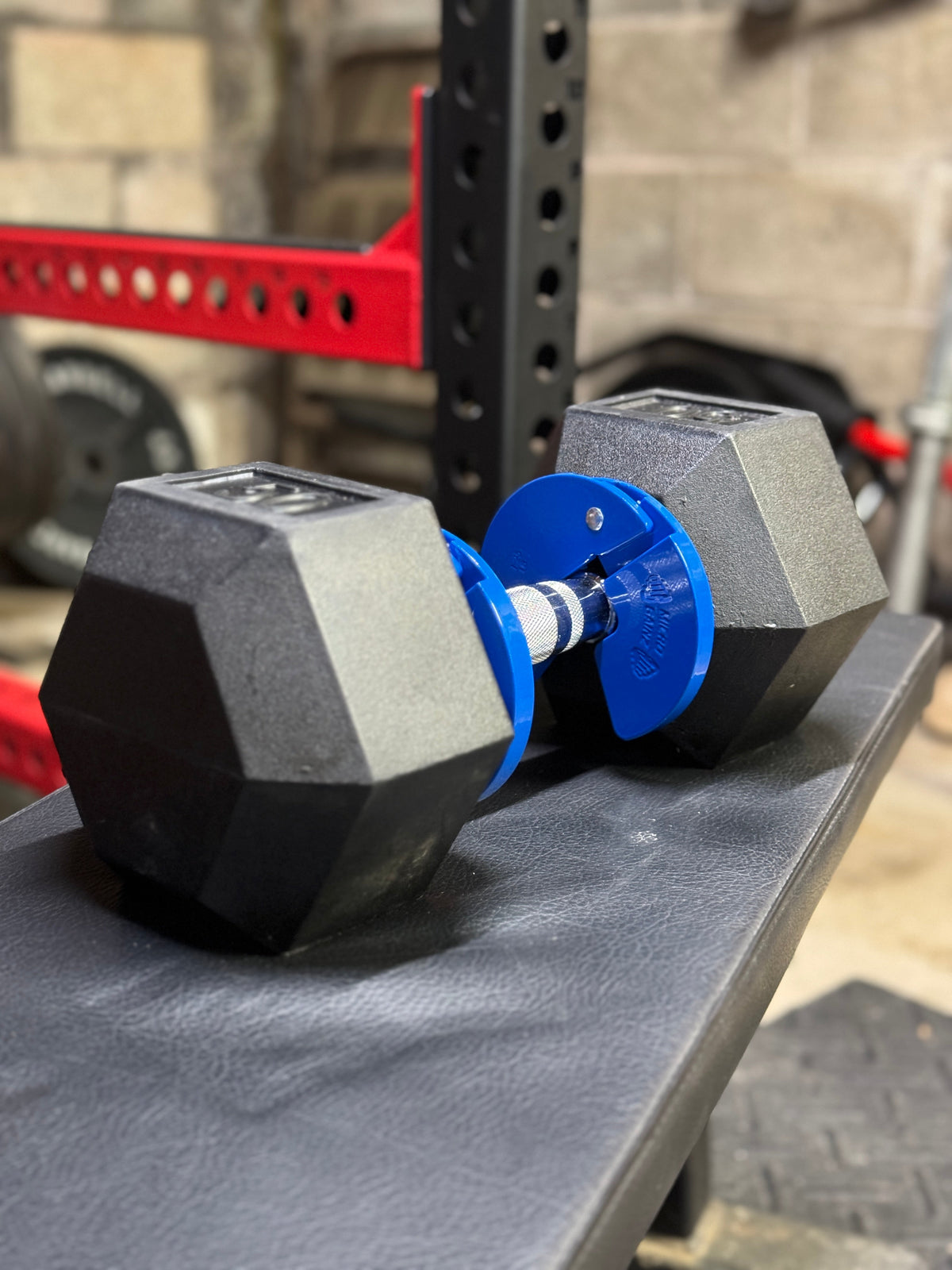 Micro Gainz Blue 1.25LB Dumbbell Fractional Weight Plates 4 Pack (BLEMISHED SET)