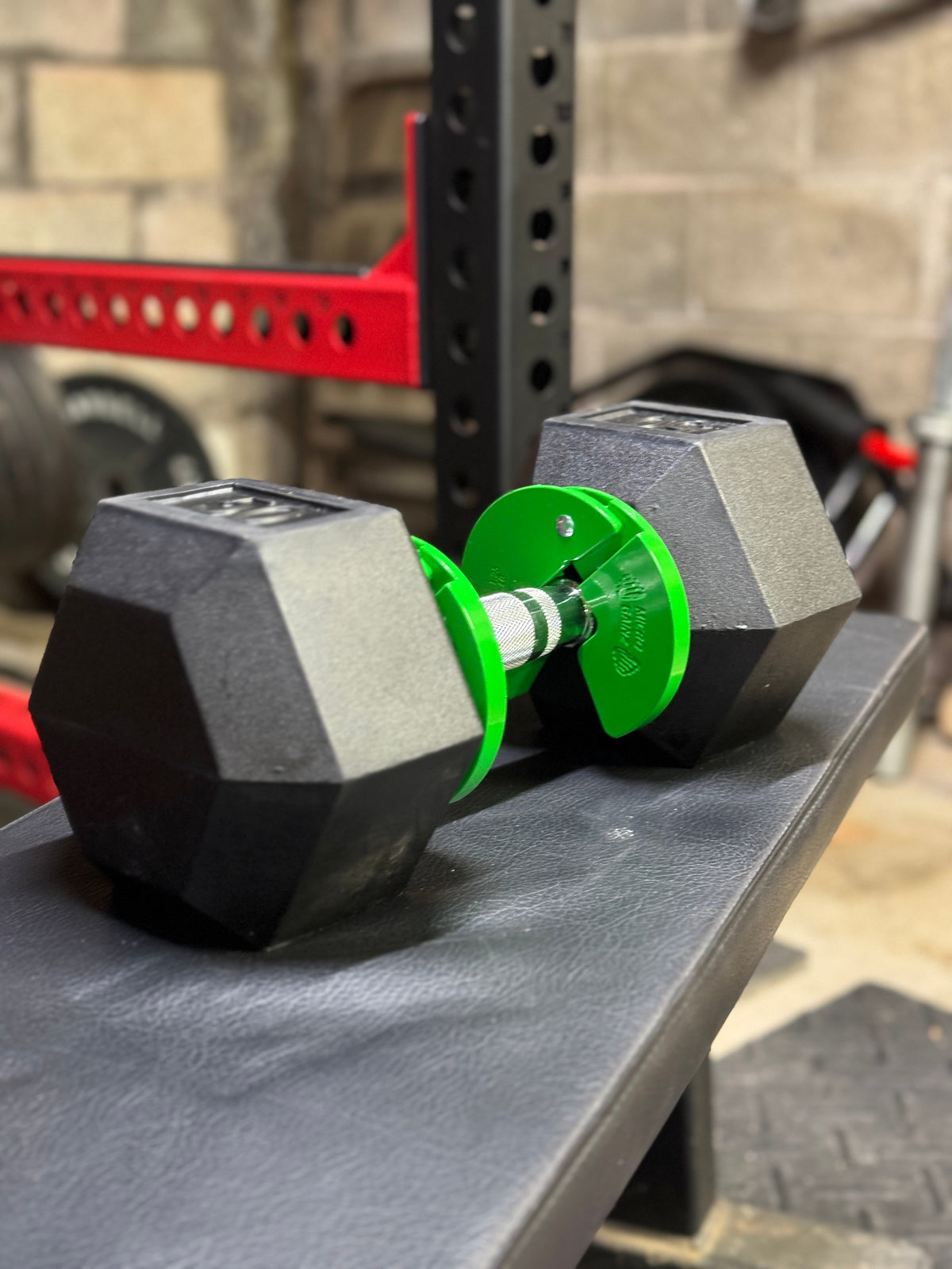 Micro Gainz Green 1.25LB Dumbbell Fractional Weight Plates 4 Pack (BLEMISHED SET)