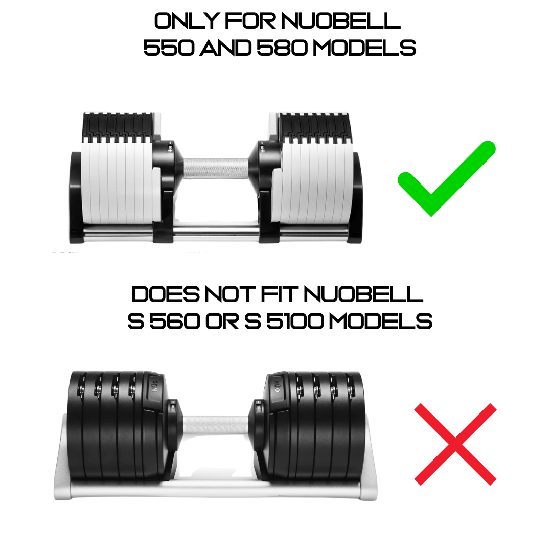 Micro Gainz 1.25LB Magnetic Weight Attachment for Nuobell Adjustable Dumbbells 4 Plate Set (BLEMISHED SET)
