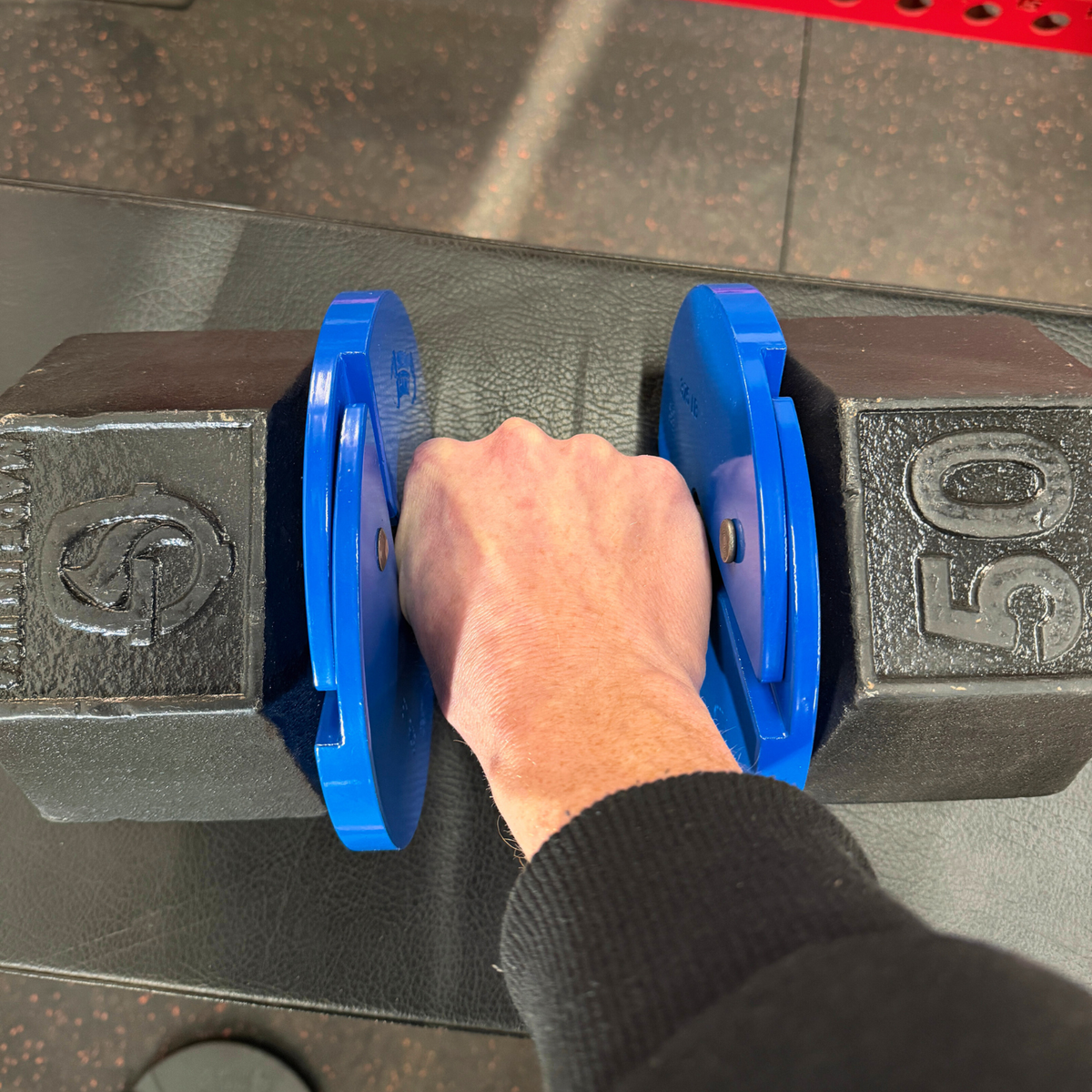 Micro Gainz Blue 3.75LB Dumbbell Fractional Weight Plates 4 Plate Set (BLEMISHED SET)