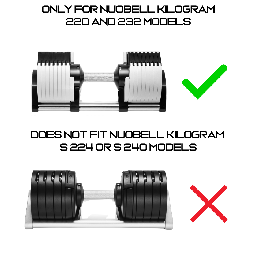 Micro Gainz .50KG Magnetic Weight Attachment for Nuobell 220 & 232 Kilogram Adjustable Dumbbells
