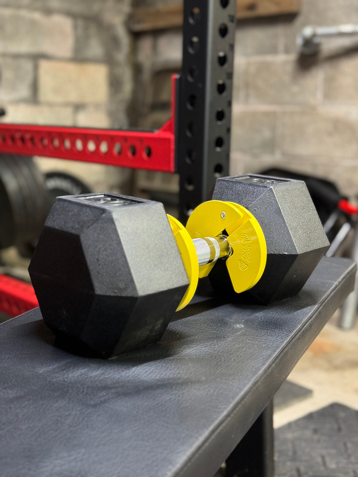 Micro Gainz Yellow 1.25LB Dumbbell Fractional Weight Plates 4 Pack (BLEMISHED SET)
