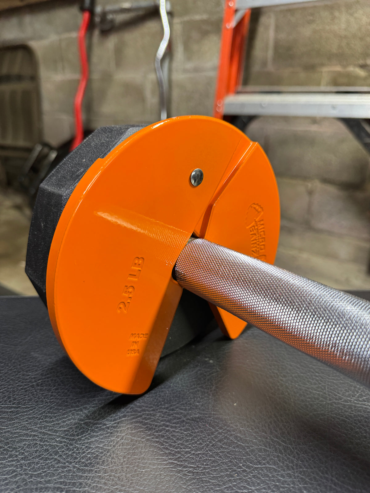 Micro Gainz Orange 2.5LB Dumbbell Fractional Weight Plates 4 Plate Set (BLEMISHED SET)