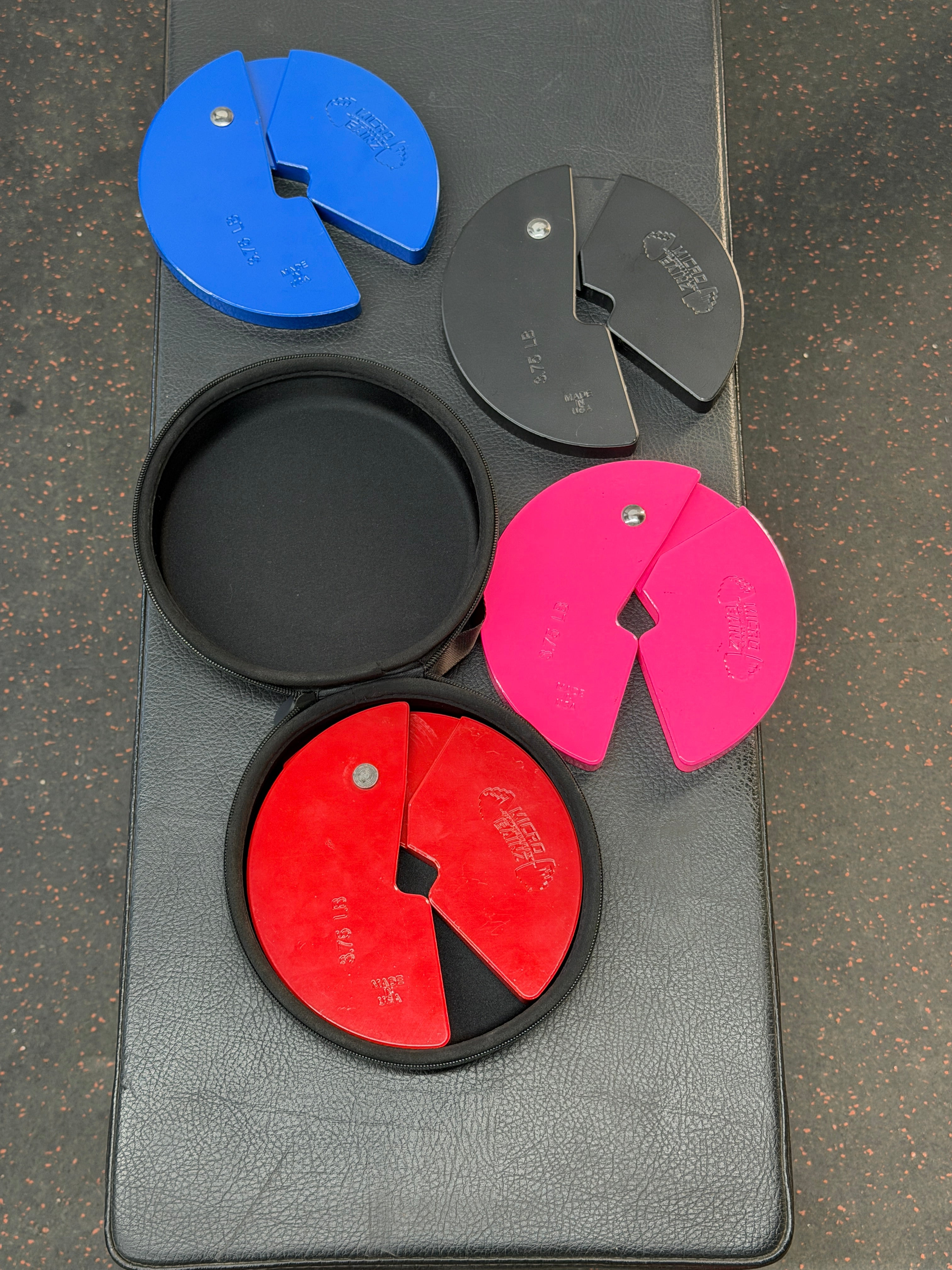Micro Gainz Hard Shell Case for 3.75LB Dumbbell Plates
