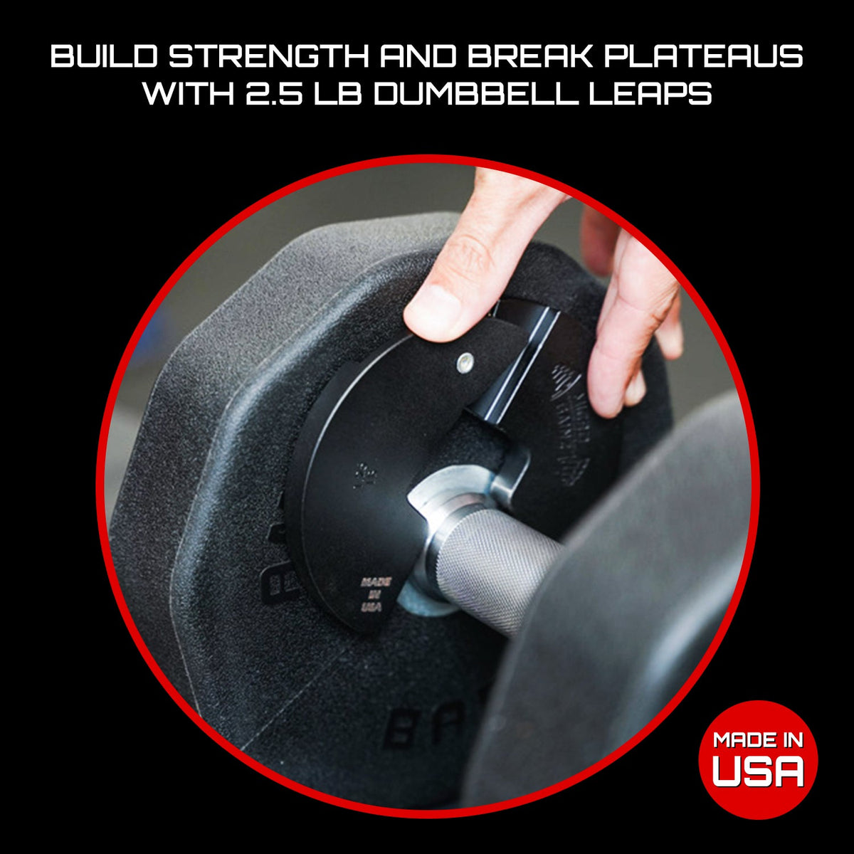 Micro Gainz 1.25LB Dumbbell Fractional Weight Plates 4 Pack Set (BLEMISHED SET)