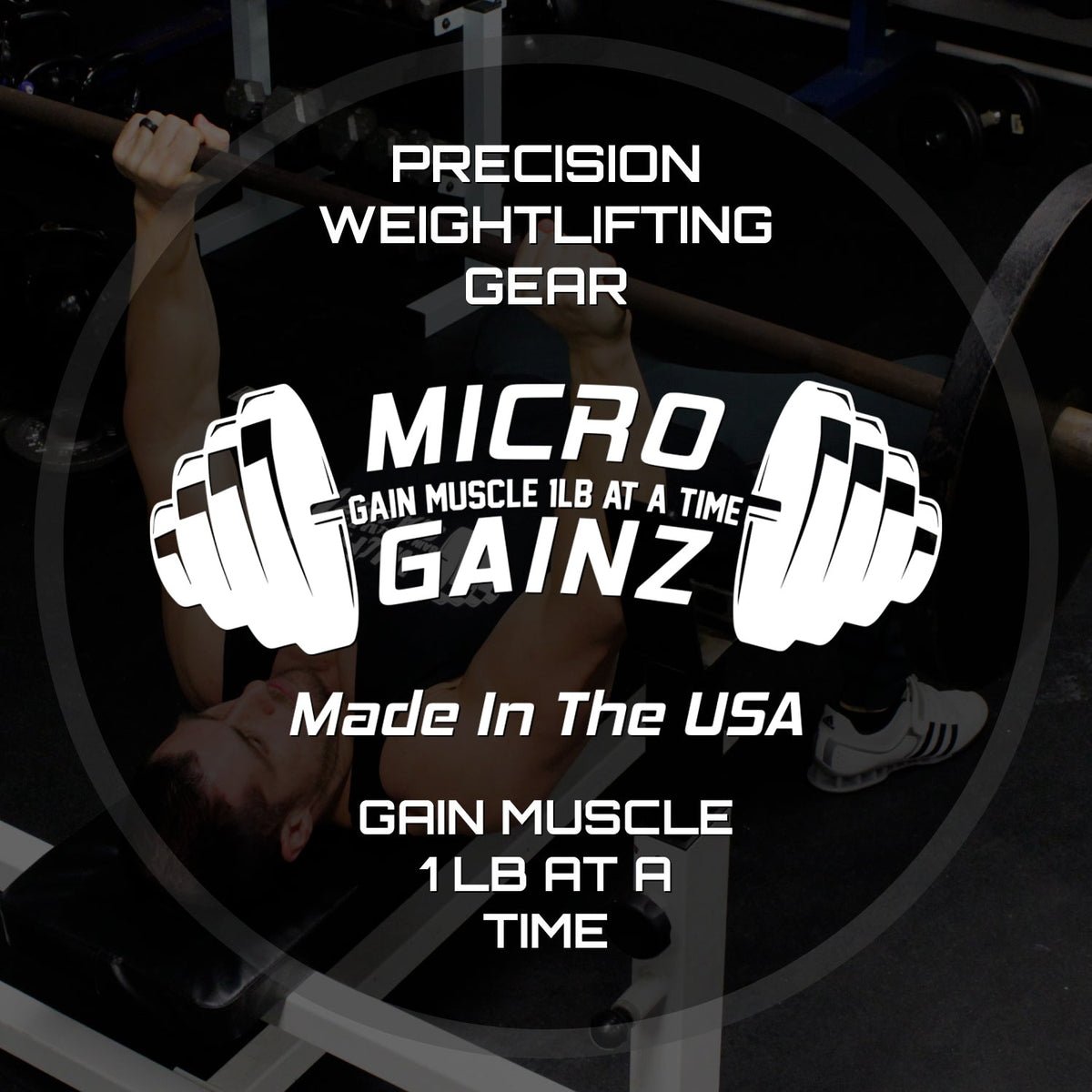 Micro Gainz Olympic Size Kilogram Fractional Steel Weight Plates .25KG Plates: Set of 2 (BLEMISHED SET)