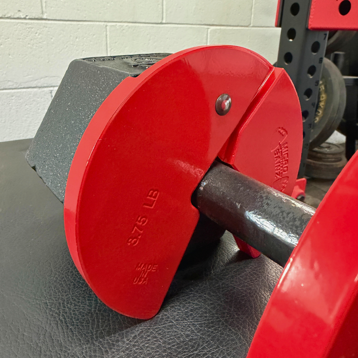 Micro Gainz Red 3.75LB Dumbbell Fractional Weight Plates 4 Plate Set (BLEMISHED SET)