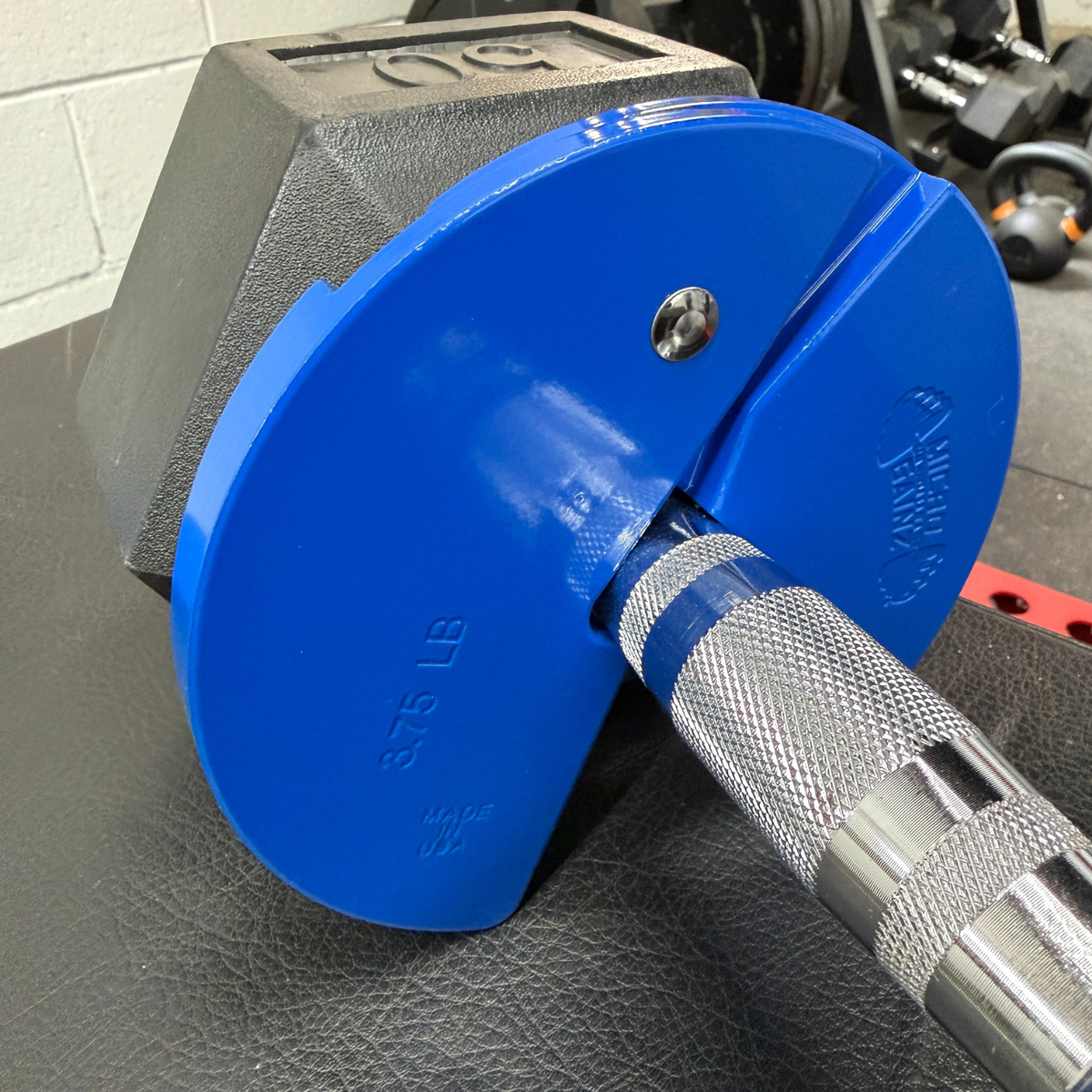 Micro Gainz Blue 3.75LB Dumbbell Fractional Weight Plates 4 Plate Set (BLEMISHED SET)