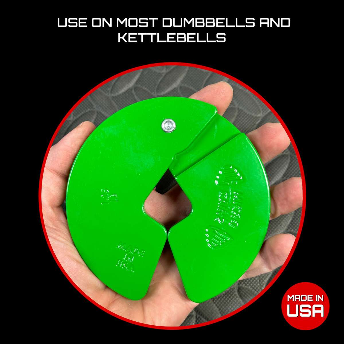 Micro Gainz Green 1.25LB Dumbbell Fractional Weight Plates 4 Pack (BLEMISHED SET)