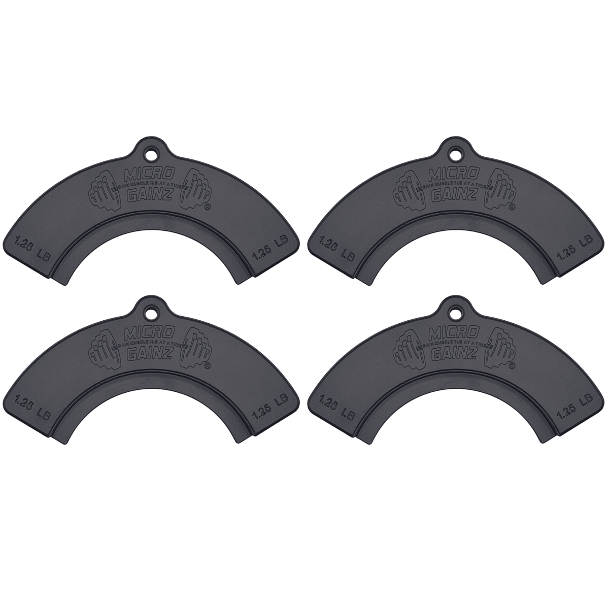Micro Gainz 1.25LB Magnetic Weight Attachment for Snode Adjustable Dumbbells 4 Plate Set (BLEMISHED SET)