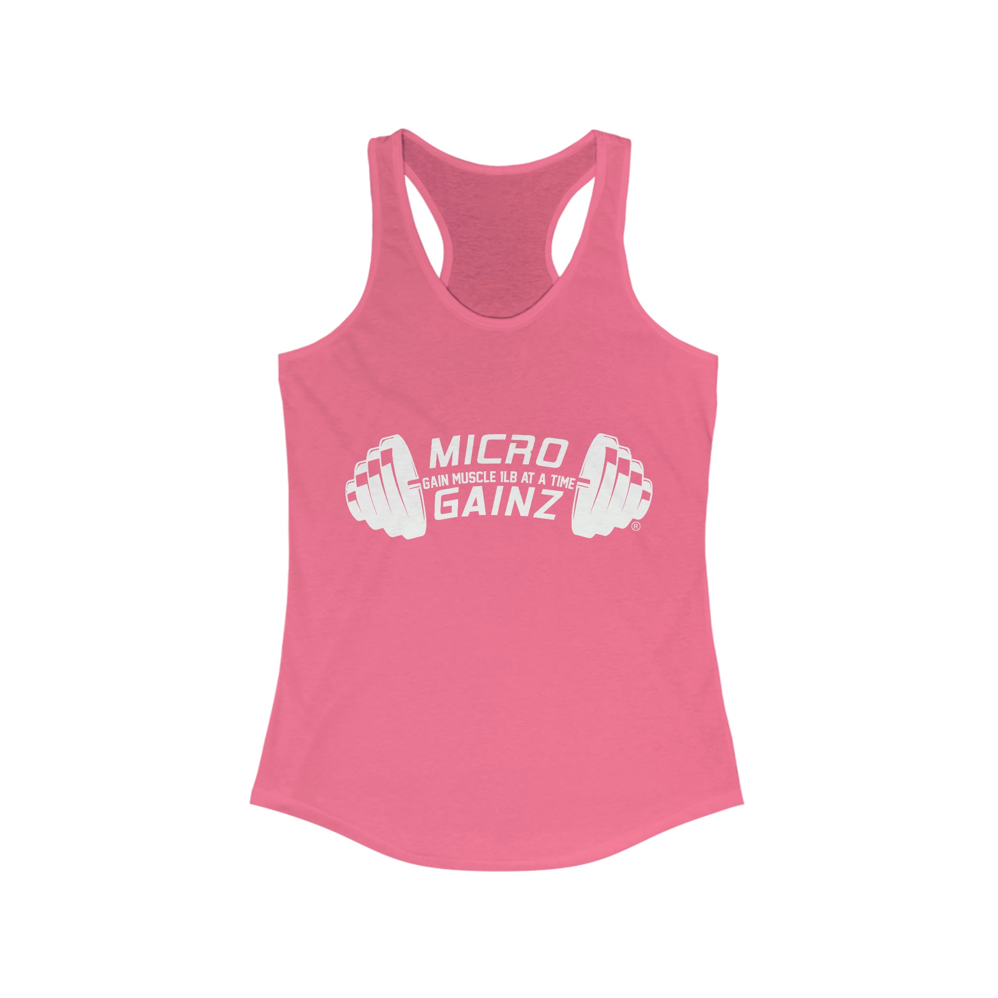 Micro Gainz Logo Women's Racerback Tank